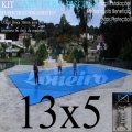 Capa para Piscina Super M: 13,0 x 5,0m PP/PE Cor Azul / Preto 88 molas 88 lonafix 5b Capa para Piscina Super M: 13,0 x 5,0m PP/PE Cor Azul / Preto 88 molas 88 lonafix 5b